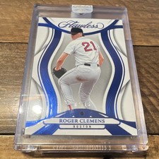 Panini 2025 Flawless Sapphire Serial Numbered /15 Roger Clemens #40 Red Sox