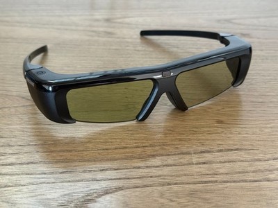 Samsung 3D Active Shutter Glasses SSG-2100AB/ZA w/ Fabric Pouch Case | Perf Cond