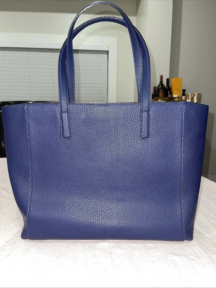 KATE SPADE Navy Blue Bridge Street Bow Bag Leather Tote Fancisca RN0102760 - Image 4 of 4