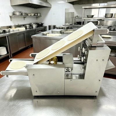 Commercial Automatic Pizza Crust Machine Tortilla Maker Roti Flat Bread Machine