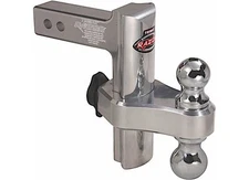 Trimax TRZ8AL Razor 8" Drop/Rise Hitch Aluminum (Comes With Hitch Balls)