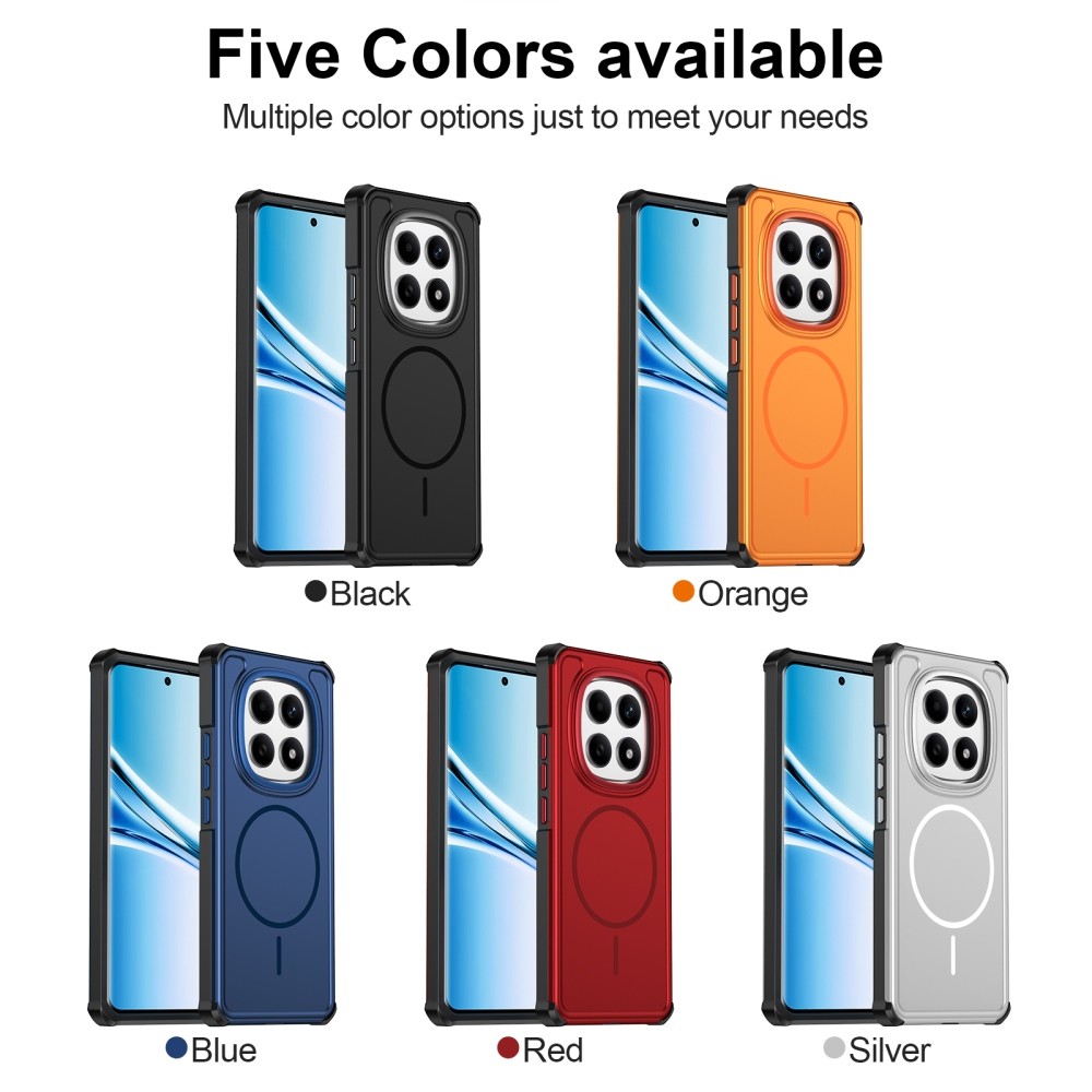 Armor Shockproof Magnetic Case Back Cover For Xiaomi Redmi Note 15