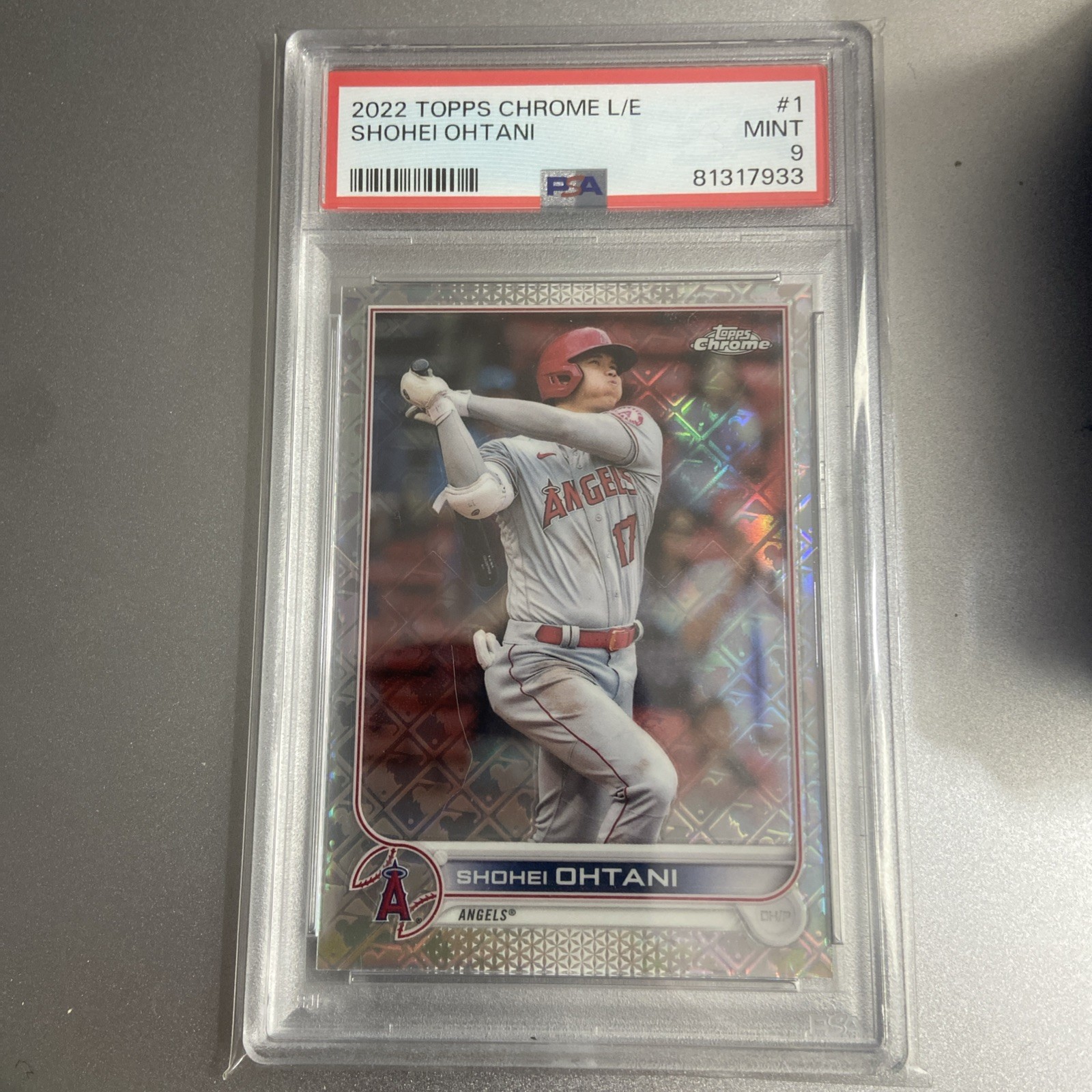 Shohei Ohtani Logofractor PSA 9 - 2022 Topps Chrome Logofractor Edition
