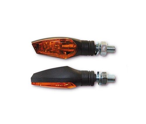 KOSO GW-04 indicators, E-approved, pair (2 pieces) tinted glass – Koso Europe
