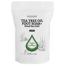 Tea Tree Foot Soak with Magnesium Flakes and Dead Sea Foot Soaking Salts - Pedic