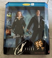 VTG Barbie & Ken The X Files Gift Set 1998 Collector Edition Scully & Mulder