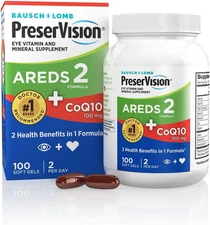 AREDS 2 Eye Vitamins with Coq10 for Heart Health, #1 Eye Doctor Recommended B...