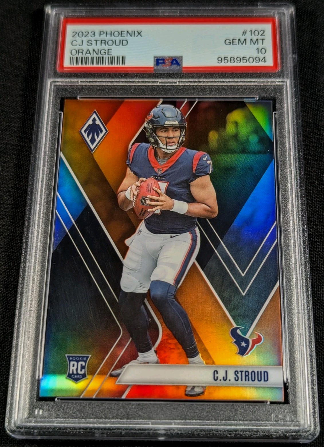 PSA 10 RC #'d /99 C.J. STROUD 🚨SSP ORANGE ⚡TRUE ROOKIE #102 2023 Panini Phoenix