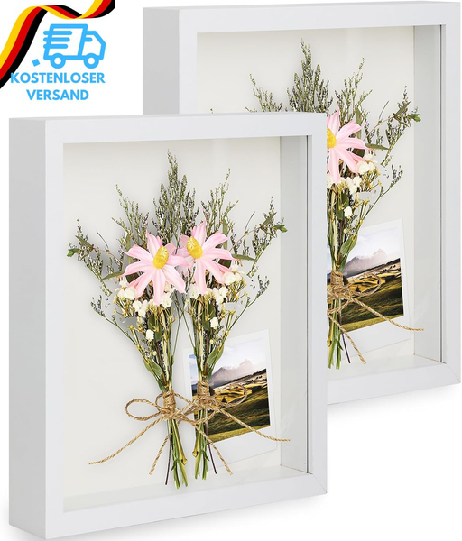 2Er 3D Bilderrahmen Zum BefüLlen, 3D Bilderrahmen Tiefer Objektrahmen 15 X 20 Cm-image