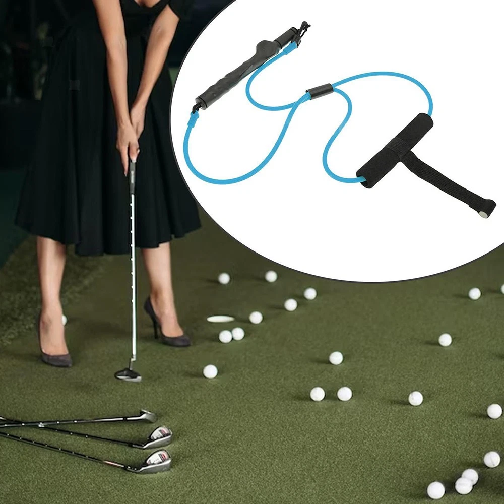 Golf Training Pull Rope Golf Swing Resistance Bands for Gym Fitness Exercise ●