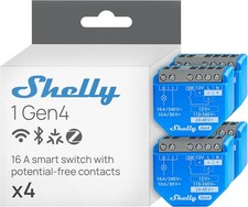 4ER Shelly 1 Gen4 Smart Schalter WLAN Zigbee ...