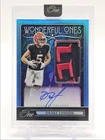 DRAKE LONDON 2024 PANINI ONE WONDERFUL ONES PATCH PLATINUM AUTO 1/5 Q5829
