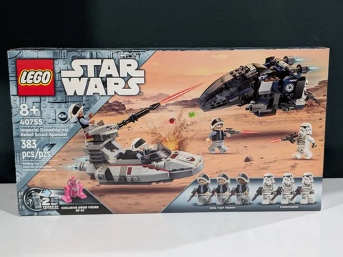 LEGO Star Wars Imperial Dropship vs. Rebel Scout Speeder (40755) NO QT-KT