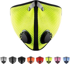 RZ Mask M2 (L) Green Mesh Dust Mask w/ 99.8% Carbon Filtration | Anti Fogging