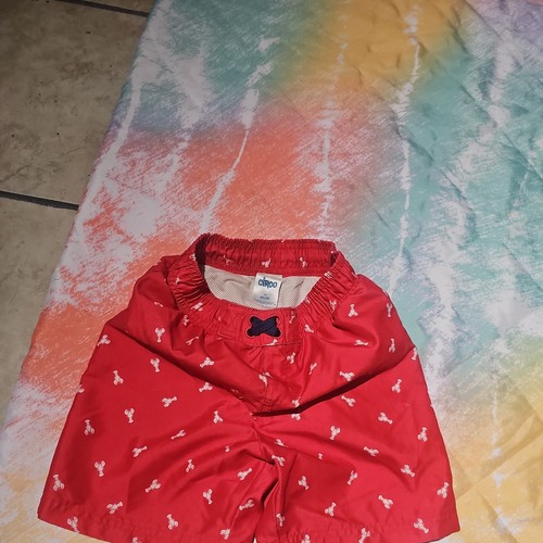 Kanu Surf Swim Trunk Shorts Red Boys Size Large 14-16 24x8 Good Condition - Picture 3 of 3