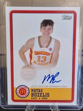 2023 Topps Chrome McDonald's All American games Matas Buzelis Paper Auto #PA-MB