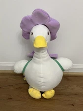 15.74” Round 1 Purple Flower Hat Duck Plush NEW NWT