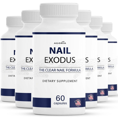 #ad 6 Pack Nail Exodus Capsules for Healthier Nails Extreme Clear Nail Formula $73.00