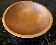 Ensaladera de madera con miel y arce hecha en Vermont numerada
