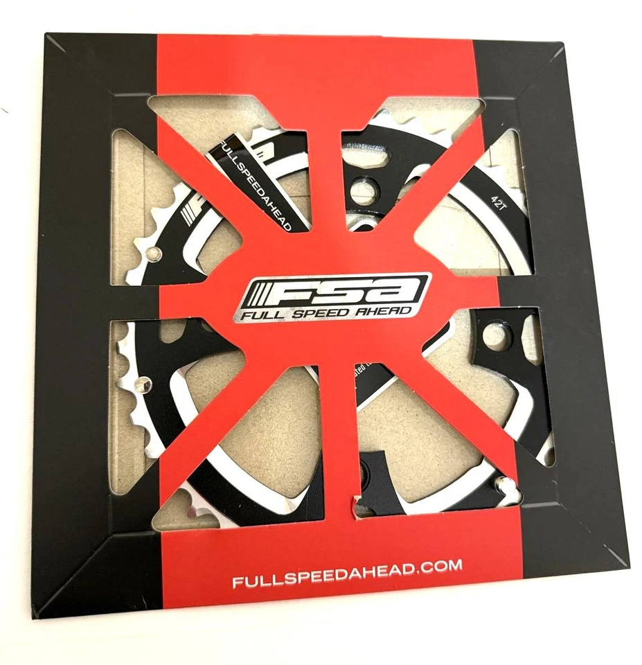 FSA Pro SL-K 104 BCD 104BCD 42 tooth Alloy MTB Chainring Black WB302 380-0642A - Image 2 of 4