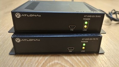 Atlona AT-UHD-EX-70 HDMI Extender Set TX RX 4K HDBaseT 70m geprüft