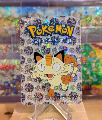 2000 Vintage Pokemon Vending Prism Sticker - Meowth Solo Gallery #052
