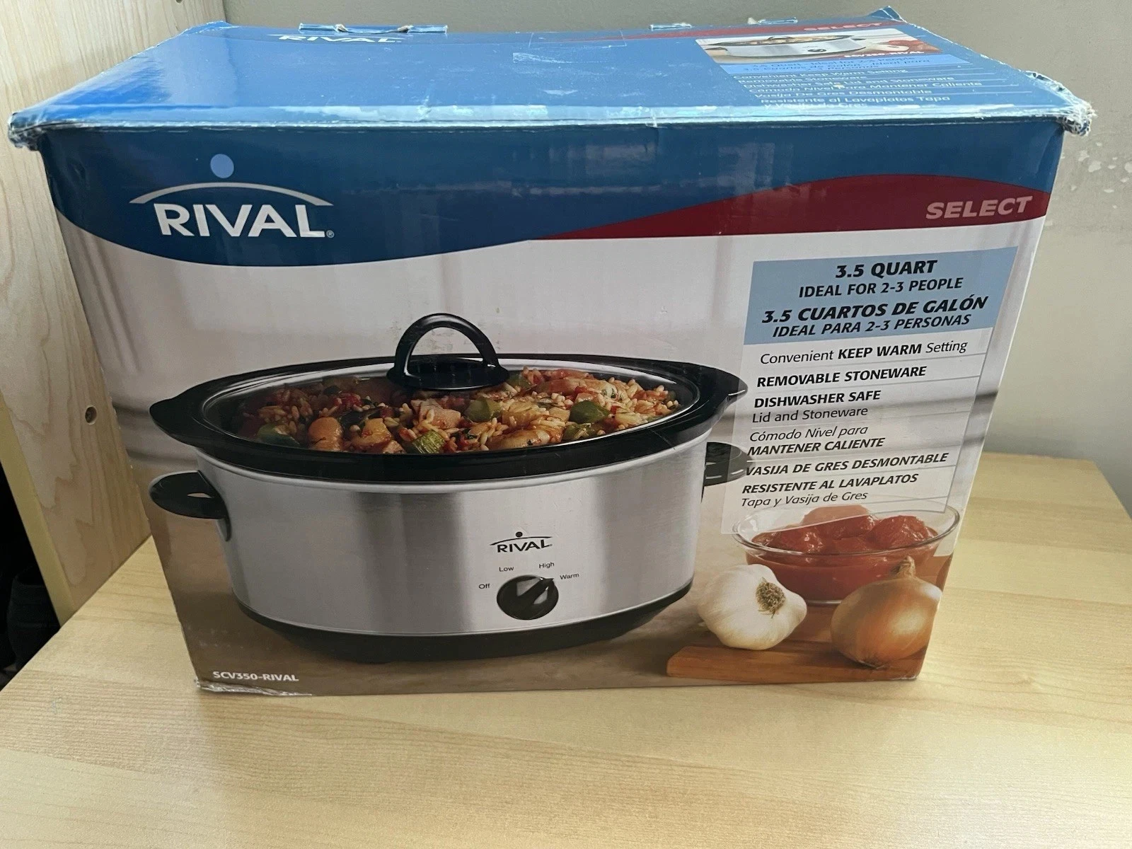 Rival Crock Pot Slow Cooker 3.5 Quarts Model 3040 - TESTED