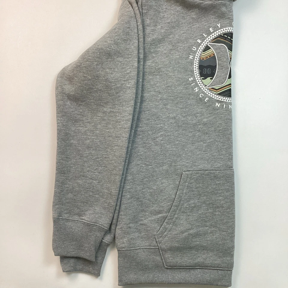 Sudadera con Capucha Hurley Jóvenes Niños con Bolsillos Mezcla de Algodón, Gris, Talla XL (18/20) Foto 4 de 4
