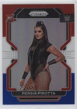 2022 Panini Prizm WWE Red White & Blue Prizm Persia Pirotta #187 1hp9