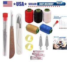 38Pcs Big Eye Sewing Needles Kit, Stainless Steel Hand Sewing Needles with Th...