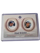 🔥2003 Upper Deck Game Face Faceoff Mike Piazza Roger Clemens #190 HOF 
