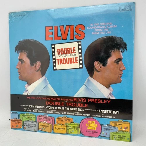 Elvis Presley ‎Double Trouble Vinyl LP US 1977 Reissue SEALED MINT Soundtrack