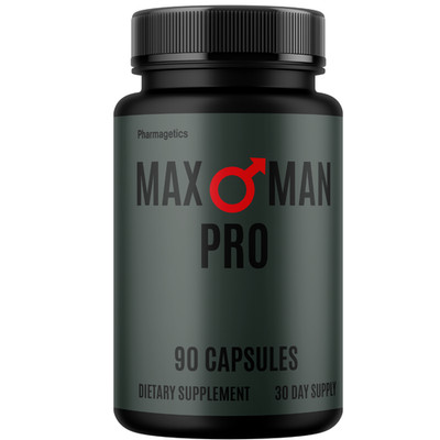 Max Man Pro Male Dietary Supplement, Genuine Male Health Support 90 Capsules