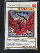 Schwarzer Rosendrache CT05-DE003 Secret Rare Deutsch Poor YUGIOH