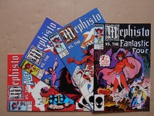 MEPHISTO VS  n. 1 2 3 4  Fantastic Four  X Factor  X-Men  Avengers 1987 NM++
