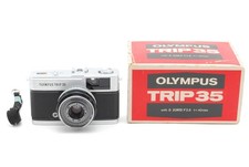 OLYMPUS Trip 35 Point Shoot 35mm Film Camera Near MINT w/Box,Strap From Japan