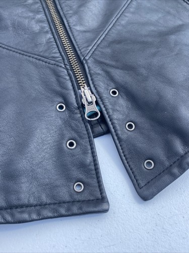 Chaqueta de cuero para mujer Harley-Davidson ARABELLE mediana 97173-07VW Turquoise Eagle - Imagen 5 de 10