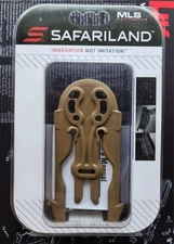Safariland MLS15 MOLLE Holster Locking Fork System - FDE - 6004-15-55