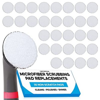 [30 Pack] Microfiber Scrubbing Pads for Rubbermaid Reveal Power Scrubber