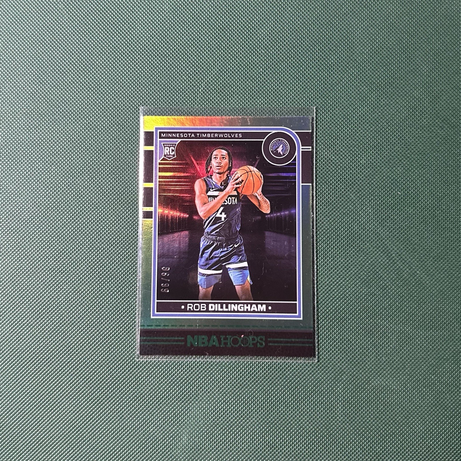 2024-25 Panini Nba Hoops - Rob Dillingham #238 Green Prizm  /99