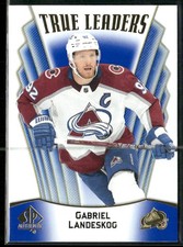 2021-22 SP Authentic Gabriel Landeskog True Leaders Blue #TL-4 Avalanche