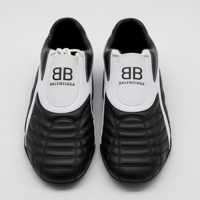 Size 44 - Balenciaga Zen Sneakers Black White Leather | eBay