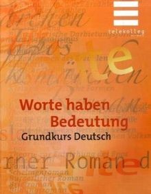 Worte haben Bedeutung: Grundkurs Deutsch von Bageho... | Buch | Zustand sehr gut