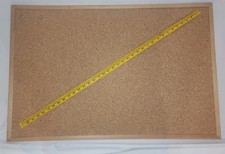 Wood-framed Cork Bulletin Board - 35x23 in