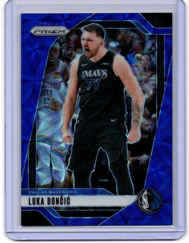 2024-25 Panini Prizm Base Set Choice Blue #89 Luka Doncic /49 Mavericks - 20/49