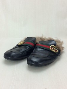 gucci prince fur loafers
