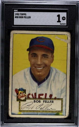 1952 Topps Bob Feller #88 SGC 1