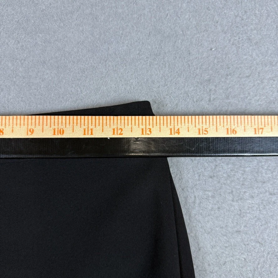 Pantalone donna Kate Spade nero elegante taglia 0 impreziosito alla caviglia slim fit 26x26