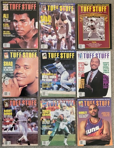 (55) Tuff Stuff Magazine Lot Mantle Ruth Griffey Shaq Jeter Great Condition - Picture 7 of 11