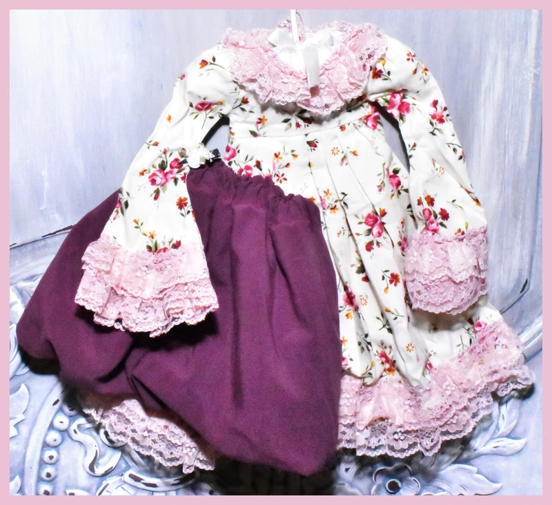  super dollfie floral lace skirt dealer made 